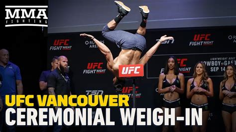 ufc vancouver fight card